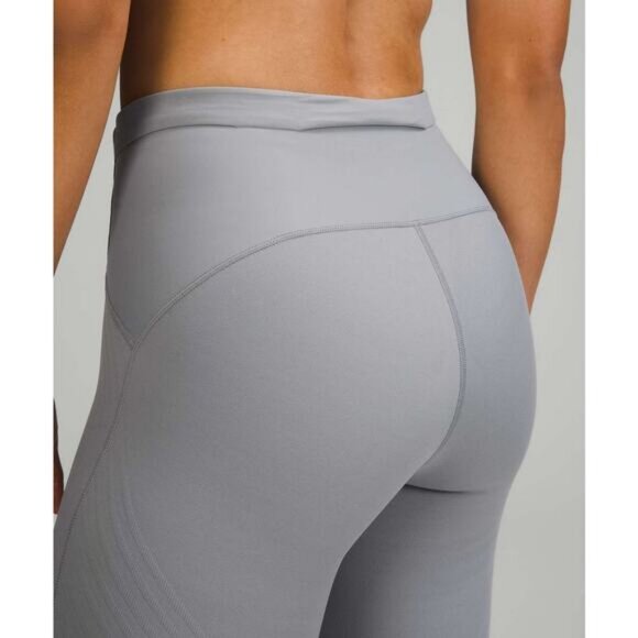 LULULEMON SenseKnit Running High-Rise Short 10" Size 6 Rhino Grey - Picture 3 of 10
